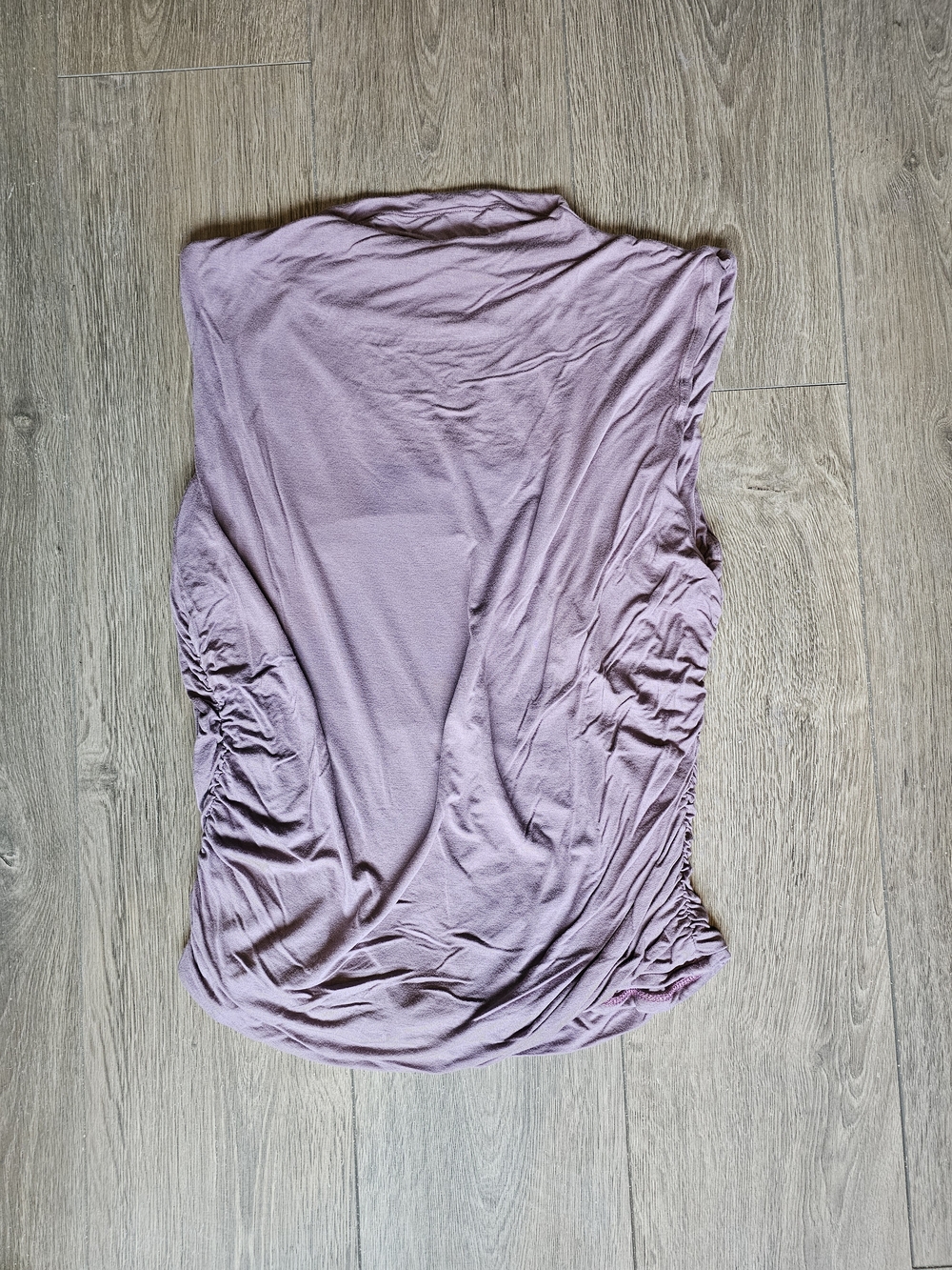 Maurices Sleeveless Ruched Side Tank - Light Mauve